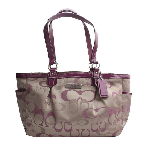 Coach Signature Optic Gallery Tote Bag - Picture 1 of 6